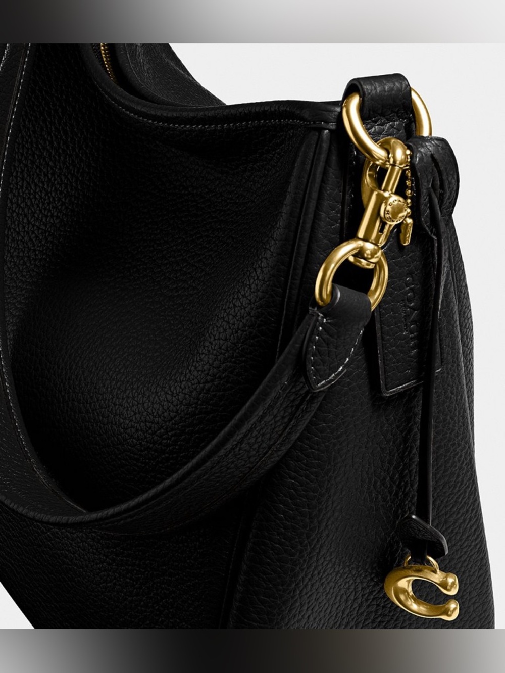 COACH
Cary Pebbled Leather Shoulder Bag - Picture 4 of 11